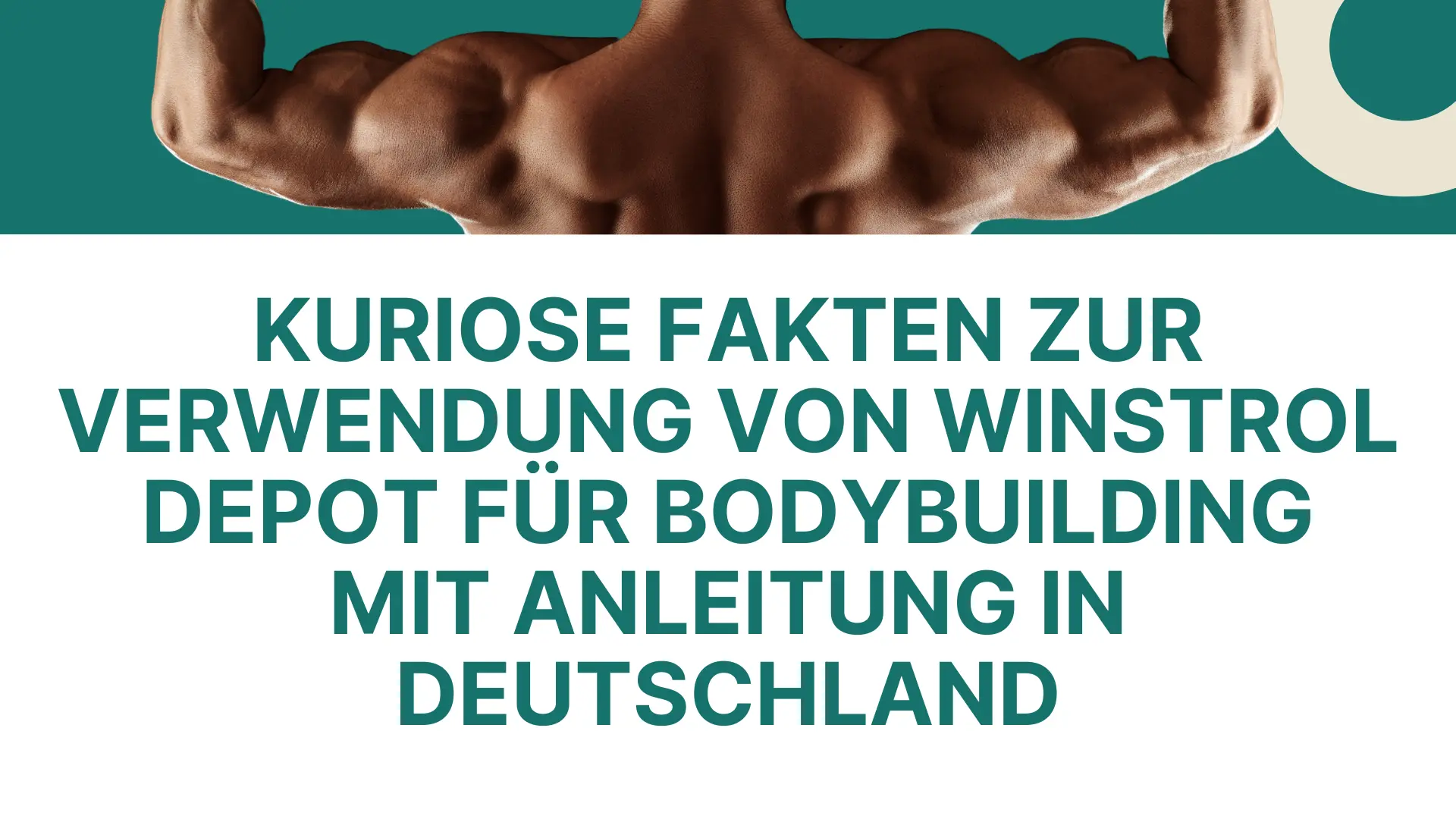 Interessante Fakten zur Verwendung von Winstrol Depot im Bodybuilding mit Anleitungen