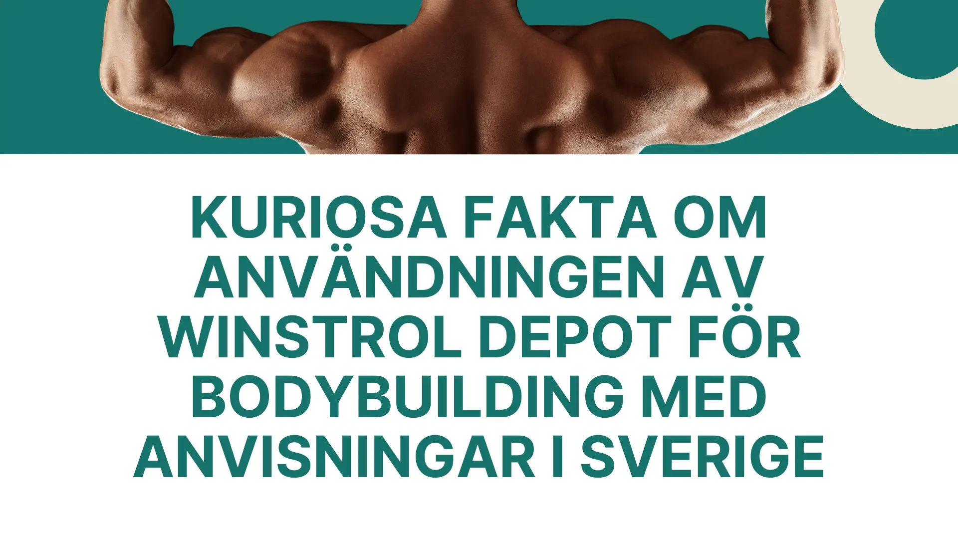 Roliga Fakta Om Användning av Winstrol Depot för Bodybuilding med Instruktioner