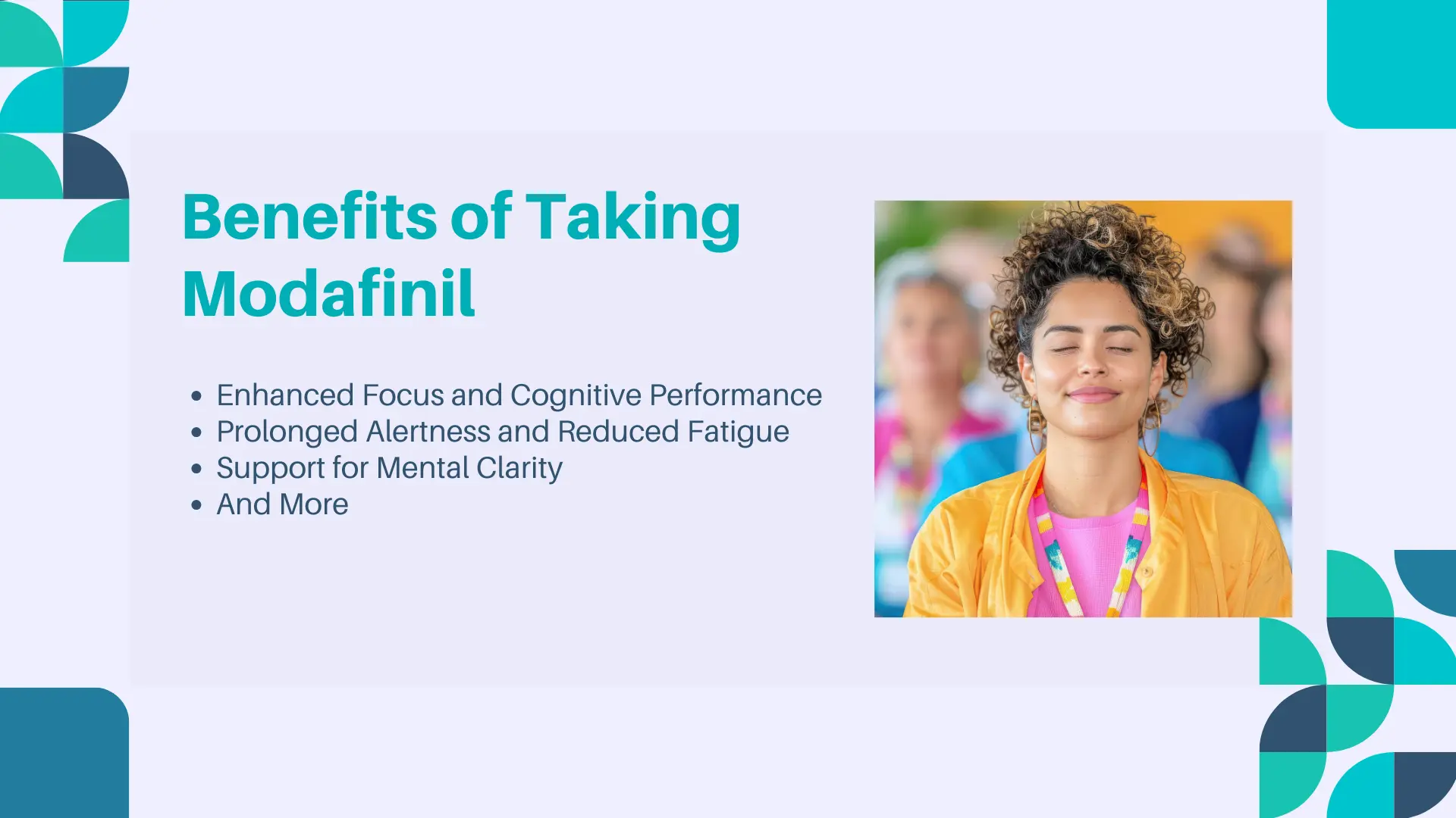 Benefits of Taking Modafinil Benefits of Taking Modafinil